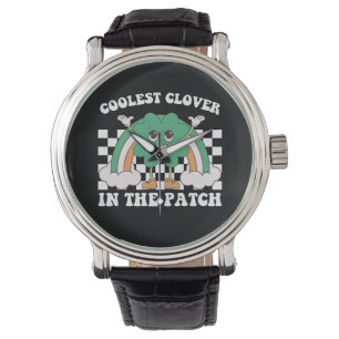 Koelste klaver in de patch St. Patrick's Day Horloge