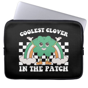 Koelste klaver in de patch St. Patrick's Day Laptop Sleeve