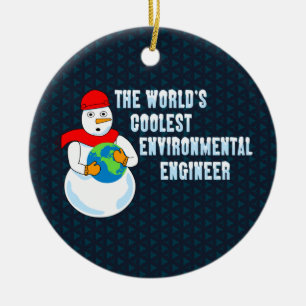 Koelste milieu-ingenieur ter wereld keramisch ornament