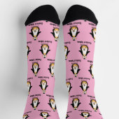 Koelste Moeder Pinguïn Familie Design Sokken (Top)