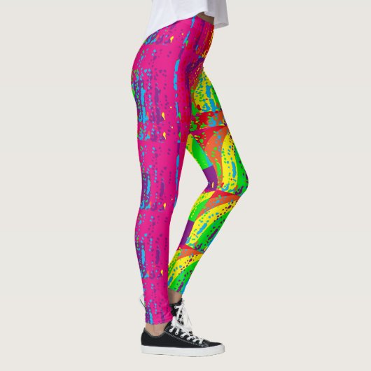 Koelste neonkleuren leggings (Rechts)