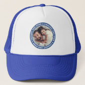 Koelste pap ooit Moderne aangepaste foto Trucker Pet (Voorkant)