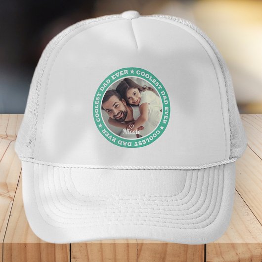 Koelste pap ooit Moderne aangepaste foto Trucker Pet