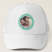 Koelste pap ooit Moderne aangepaste foto Trucker Pet (Voorkant)