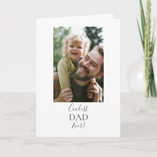 Koelste papa ooit! Kaart (Voorkant)