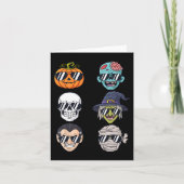 Koelste pomkin Halloween Skeleton Witch Vampire B Kaart (Voorkant)