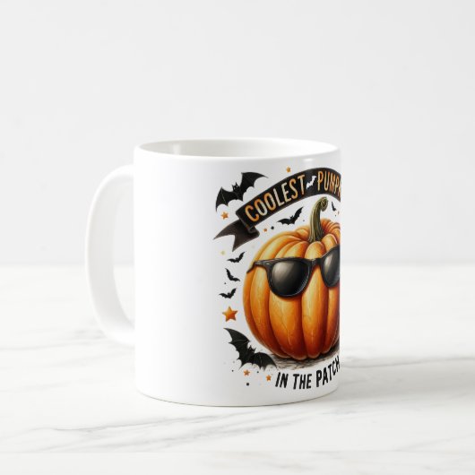 Koelste pomkin koffiemok (Voorkant links)