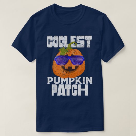 Koelste pompoen flard Jack O Lantern Halloween T-shirt (Design voorkant)