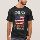 Koelste pompoen in de Amerikaanse vlag Ou2019 L T-shirt (Voorkant)