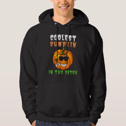 Koelste pompoen in de flacon met de halloween Kind Hoodie (Voorkant)