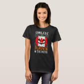 Koelste pompoen in de patch Canadese vlag Jack ou T-shirt (Voorkant volledig)
