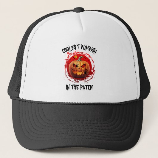 KOELSTE POMPOEN IN DE PATCH CUSTOM TRUCKER PET (Voorkant)