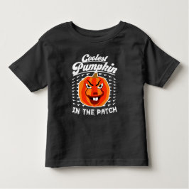 Koelste pompoen in de patch - Grappige Halloween Kinder Shirts