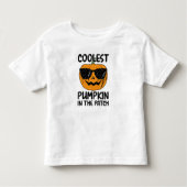 Koelste pompoen in de patch, Halloween Kinder Shirts (Voorkant)