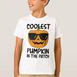 Koelste pompoen in de patch, Halloween kinder T-shirt