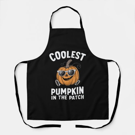 Koelste Pompoen In De Patch Halloween Schort (Voorkant)
