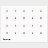 Koelste Pompoen in de Patch Halloween Shirt_1 Hart Sticker (Vel)