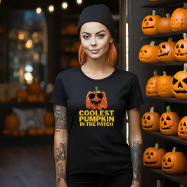 Koelste pompoen in de Patch Halloween T-shirt