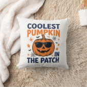 Koelste Pompoen in de Patch Halloween T-shirt_1 Kussen (Deken)