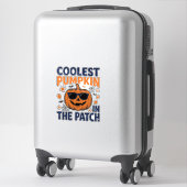 Koelste Pompoen in de Patch Halloween T-shirt_1 Sticker (Koffer)