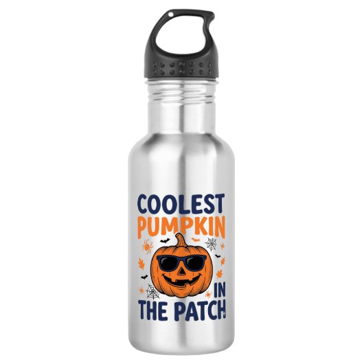 Koelste Pompoen in de Patch Halloween T-shirt_1 Waterfles (Voorkant)