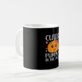 Koelste Pompoen In De Patch Halloween Thanksgiving Koffiemok (Voorkant links)