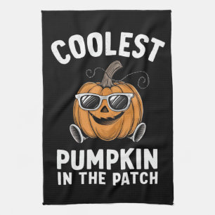 Koelste Pompoen In De Patch Halloween Theedoek