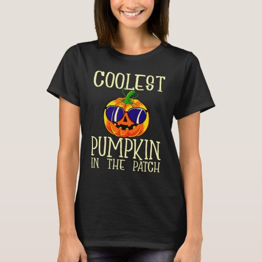 Koelste pompoen in de pleister t-shirt (Voorkant)