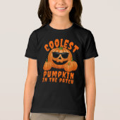 Koelste pompoen in de pleister Tri-Blend shirt (Voorkant)