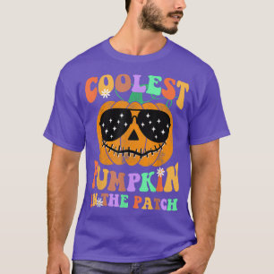 Koelste pompoen in de pleister van kinder jongens  t-shirt