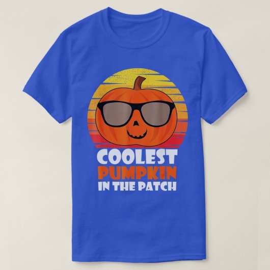 Koelste pompoen in de pompoen t-shirt (Design voorkant)