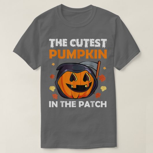 Koelste pompoen in de  pompoen t-shirt (Design voorkant)