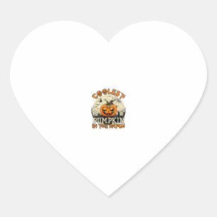 Koelste Pompoenplek Zonnebril Heksenhoed Halloween Hart Sticker