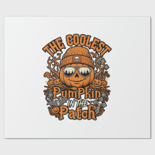 Koelste Pompoenveld Halloween Beanie Zonnebril Cadeaupapier