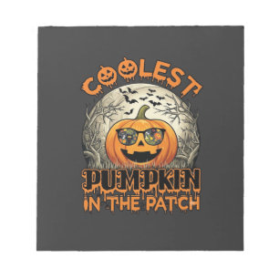 Koelste Pompoenveld Halloween Griezelige Zonnebril Notitieblok