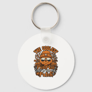 Koelste Pompoenveld Halloween Muts Zonnebril Sleutelhanger