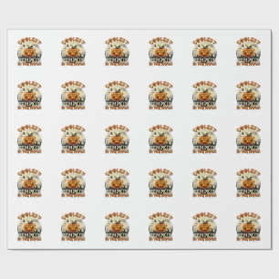 Koelste Pompoenvlek Zonnebril Heksenhoed Halloween Cadeaupapier