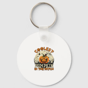 Koelste Pompoenvlek Zonnebril Heksenhoed Halloween Sleutelhanger