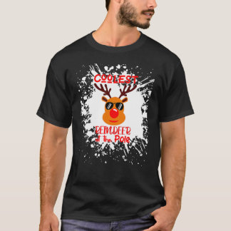 Koelste rendier bij de pool Kerst waterverf S T-shirt