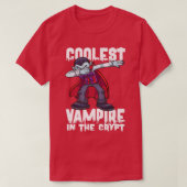 koelste vampier in de crypt vampir halloween vam t-shirt (Design voorkant)