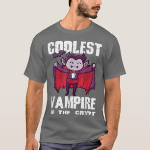 koelste vampier in de crypt vampir halloween vam t-shirt