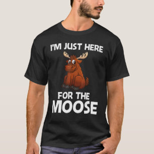 Koelsteen voor mannen Deer Alaska Moose Reinde T-shirt