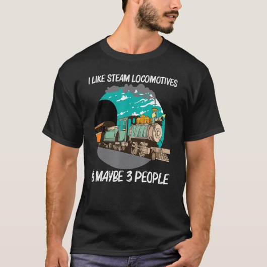 Koelstoomlocomotief voor het spoor van de vrouweli t-shirt (Voorkant)