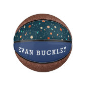 Koelt Kind koel voor buitenkant ruimtepatroon Basketbal (Voorkant)