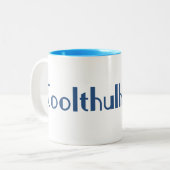 Koelthulhu ( Cool Cthulhu ) Tweekleurige Koffiemok (Voorkant links)