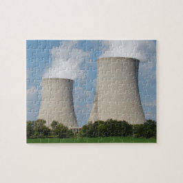Koeltorens voor Plant van kernenergie Legpuzzel