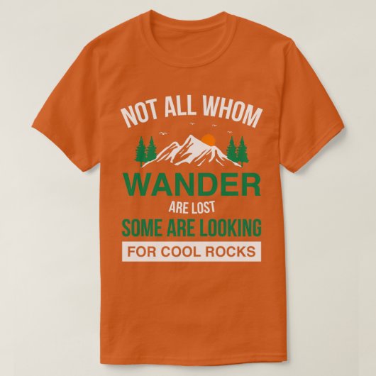 Koeluitrusting voor geoloog- of geologische studen t-shirt (Design voorkant)