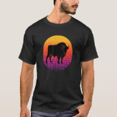 Koelvee Dierene Silhouette Boerderij T-shirt (Voorkant)