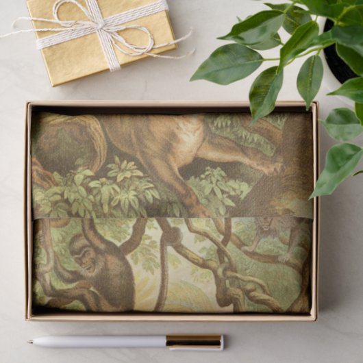 koelvee Oerwouden ontkoppelen ambachtslieden Tissuepapier (Geschenk)