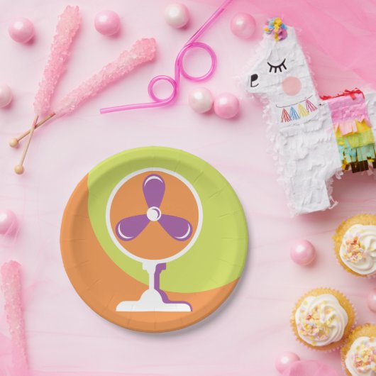 Koelventilator Papieren Bordje (Feest)